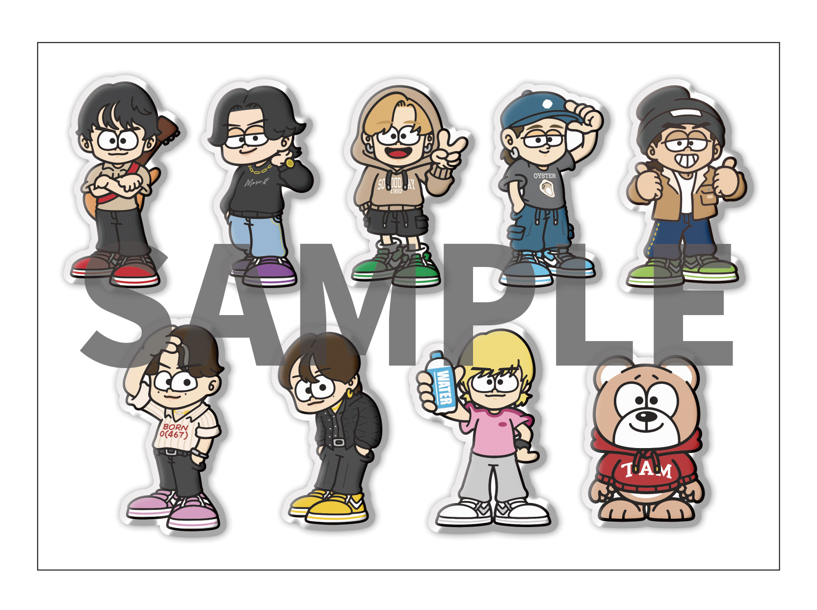 timeleszぷっくりシール