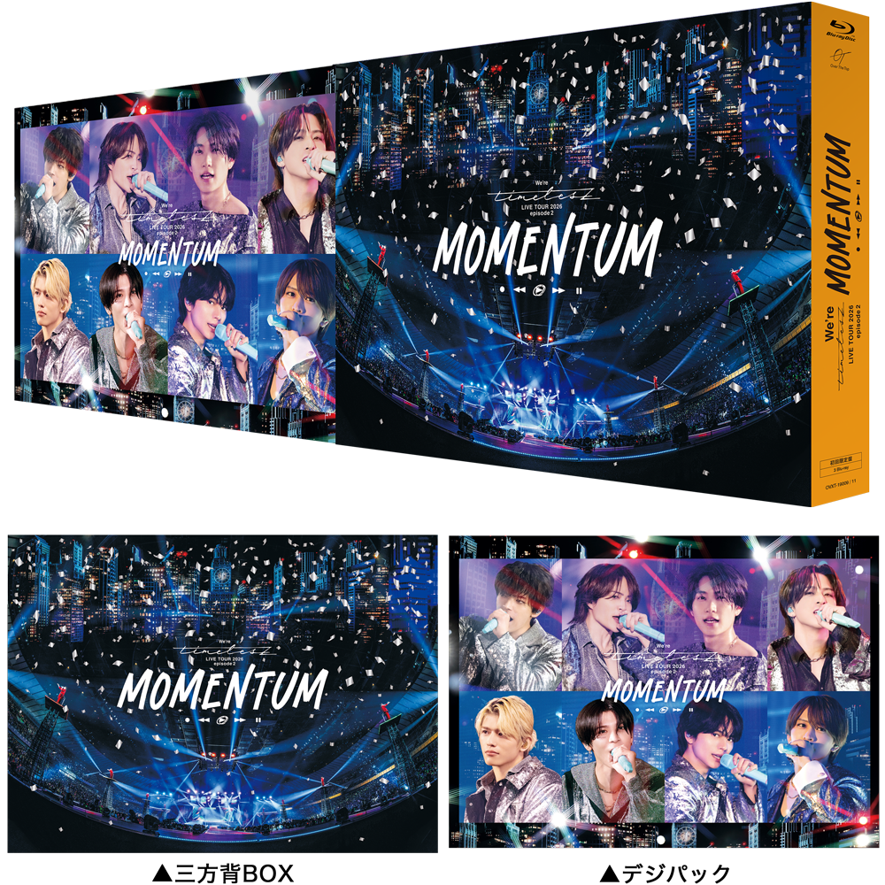 Blu-ray & DVD 『We're timelesz LIVE TOUR 2026 episode 2 MOMENTUM